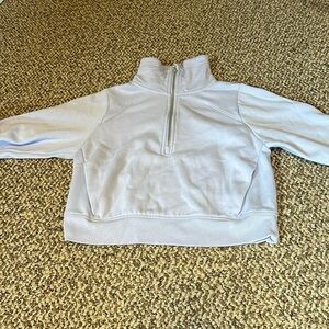 All In Motion Cropped Quarter Zip Sweatshirt